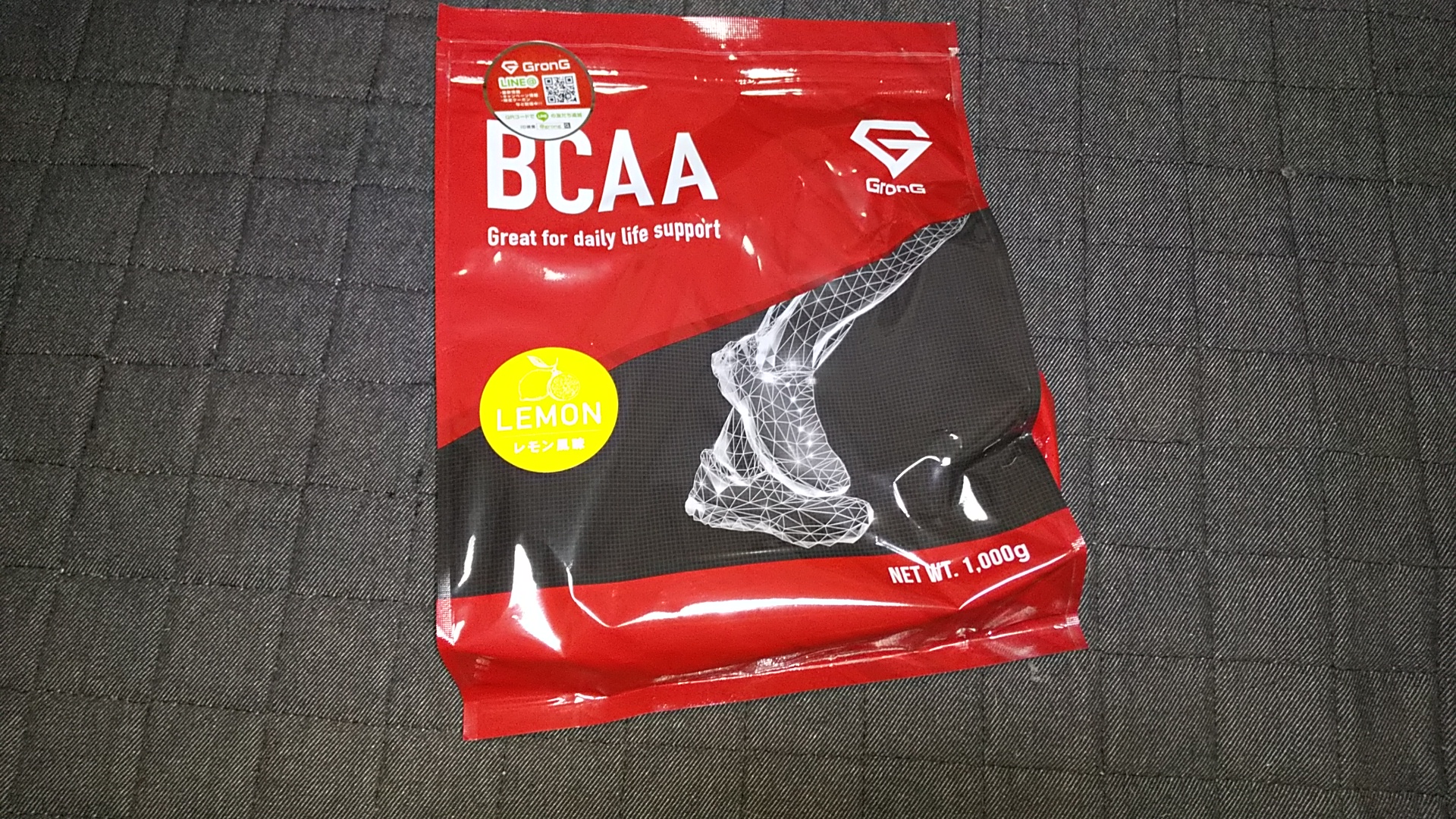 スプーン付きグロングGronG BCAAグレープフルーツ風味1kg1000g